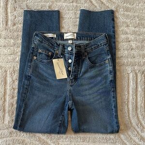 Universal Thread Indigo Blue Mid Rise 80s Slim Jeans